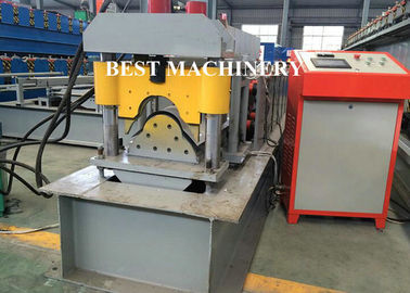 Ridge Cap Roof Tile Roll Forming Machine / Metal Roof Profile Camber