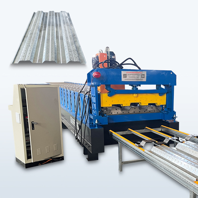 바닥 데크 롤 성형기 1250mm PLC 제어 22kw
