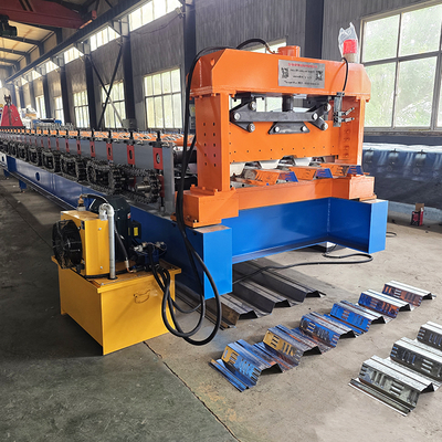 바닥 데크 롤 성형기 1250mm PLC 제어 22kw