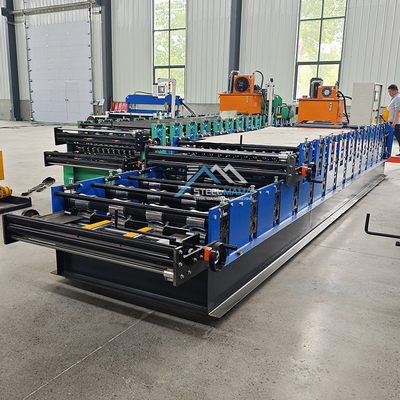 수압 전력 5.5kw 컬러 지붕 이중 계층 IBR 호러게이트 타일 롤 형성 기계