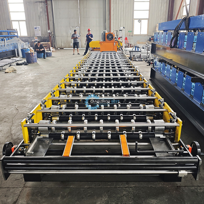금속 지붕 타일 가시화 된 시트 롤 형성 기계 8.5kw