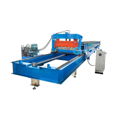 PLC 제어 시스템 바닥 데크 롤 포밍 머신 1250mm 폭