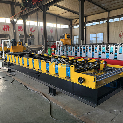 PLC 제어 시스템 금속 지붕 기계 0.3mm-0.8mm