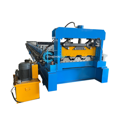 바닥 데크 롤 성형기 1250mm PLC 제어 22kw