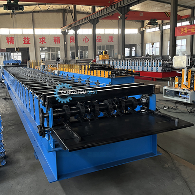 바닥 데크 롤 성형기 1250mm PLC 제어 22kw