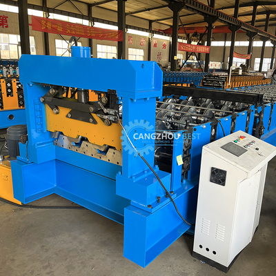 바닥 데크 롤 성형기 1250mm PLC 제어 22kw