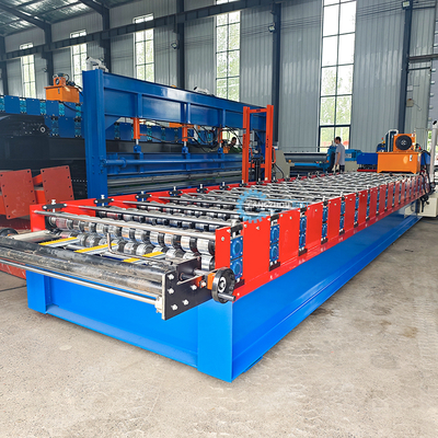 유리 지붕 타일 롤 형성 기계 3KW PLC 제어 8-12m/min