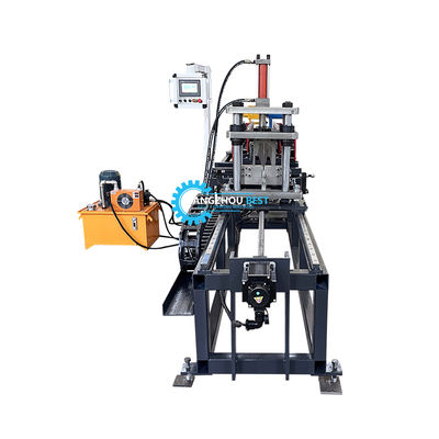 Galvanized Steel Profile PLC Control Multi-Size U Stud Cold Roll Forming Machine