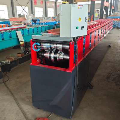 완전 자동 및 고효율 400mm 리지 캡 롤 성형기로 미국에서 인기