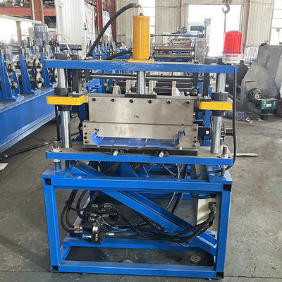 컬러 강철 휴대용 Kr18 지붕 시트 롤 성형기 스탠딩 심