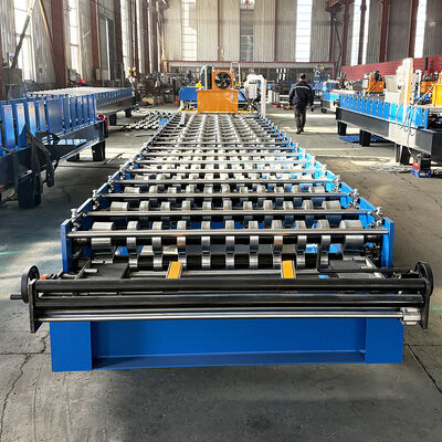 건축 자재 0.35-0.6 mm 모나코 유약 지붕 타일 롤 성형 기계