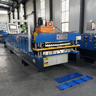 하나의 기계, 두 개의 프로필, 무한한 가능성! 더블 레이어 자동 변환 지붕 만드는 기계