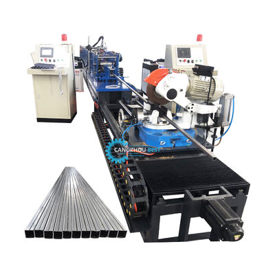 20x20mm 소형 강관 레이저 용접 사각 튜브 제조 롤 포밍 머신