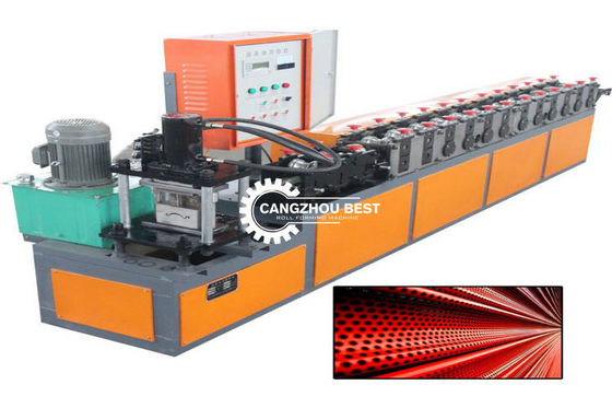Hydraulic Cut  PLC System 0.6mm Shutter Door Forming Machine