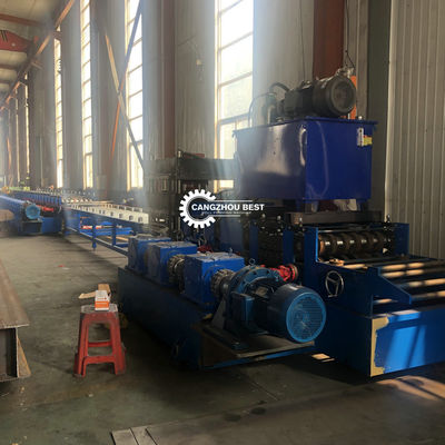 고속도로 울타리 30 kw 고속도로 보조 레일 성형 기계 15m/Min