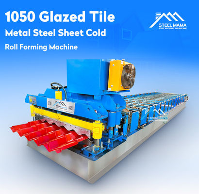 3.5T 체인 전송 1000mm 지붕 타일 롤 형성 기계