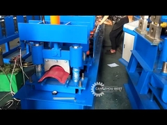 0.4 밀리미터 컬러 스틸 타일 지붕 돌기 캡 롤 성형기 Ce