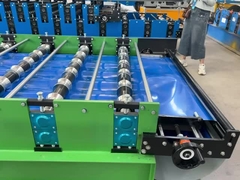 컬러 스틸 프로파일 고속 리브 / R 패널 지붕 시트 롤 형성 제조 기계